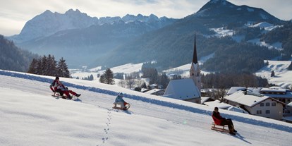 Familienhotel - Tiroler Unterland - Rodelspaß auf 3 Naturrodelbahnen - Hotel Seehof