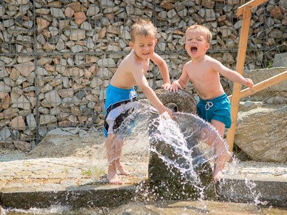 Familienhotel - Wasserrutsche - Spiel und Spaß am Natursee - Familotel Schreinerhof
