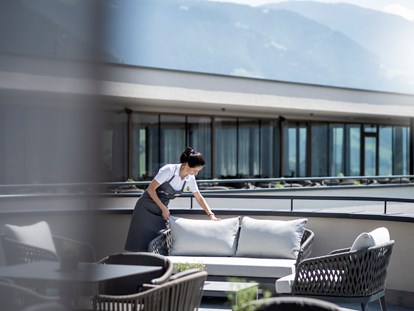 Familienhotel - Trentino-Südtirol - Terrasse - Das Mühlwald - Quality Time Family Resort