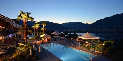 Familienhotel - Schweiz - Aussicht bei Nacht - Top Familienhotel La Campagnola