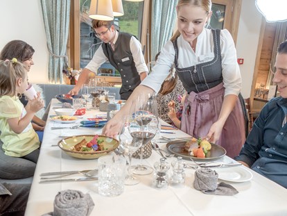 Familienhotel - Schweiz - Kulinarische Genüsse auf Haubenniveau für die Erwachsenen - Gorfion Familotel Liechtenstein