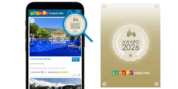 Award-Auszeichnung Hinweis